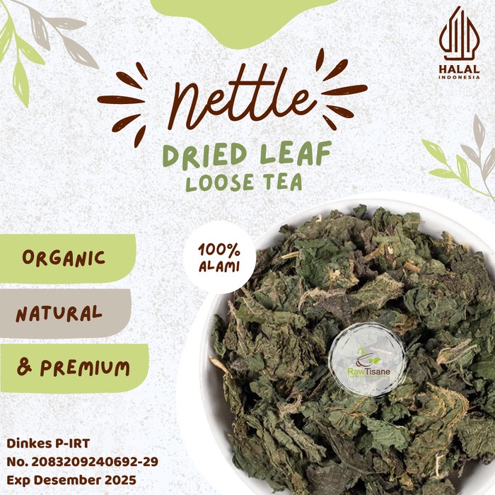 

BEST !! NETTLE TEA : NETTLE LEAF TEA / ORGANIC NETTLE LEAF TEA (25g)