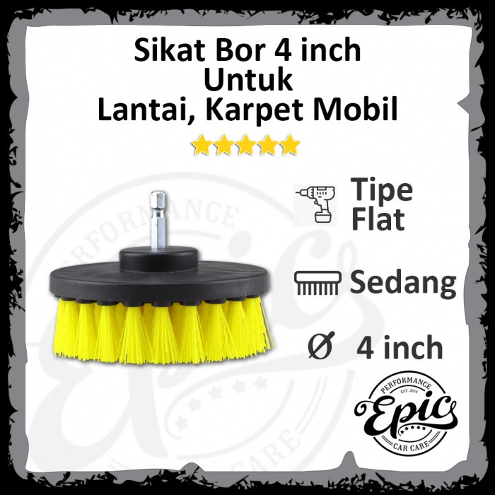 Terbaru- Sikat Bor Listrik Untuk Karpet Lantai