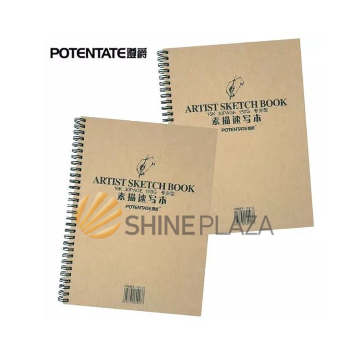 

IK! Potentate Artist Sketch Book 260 mm x 190 mm 150gsm Spiral