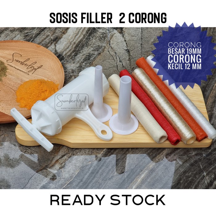 MacamKita- Alat Pencetak Sosis Manual / Pengisi Daging Casing Sosis / Sosis Maker