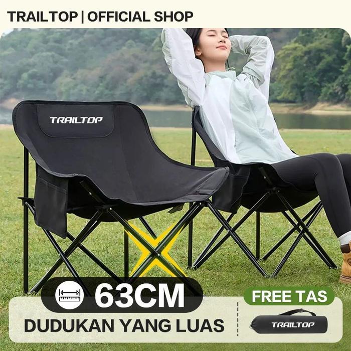 BEST TRAILTOP KURSI LIPAT OUTDOOR KURSI SANTAI KAIN OXFORD BANGKU LIPAT KURSI LIPAT PORTABLE