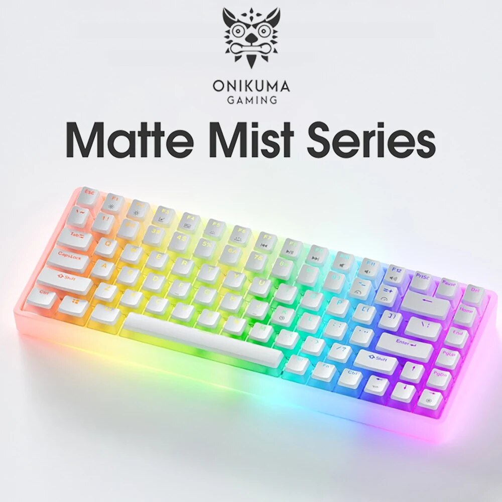 Onikuma Professional Gaming Mechanical Keyboard Usb Wired Keyboard With Rgb Backlit Matte Key Caps