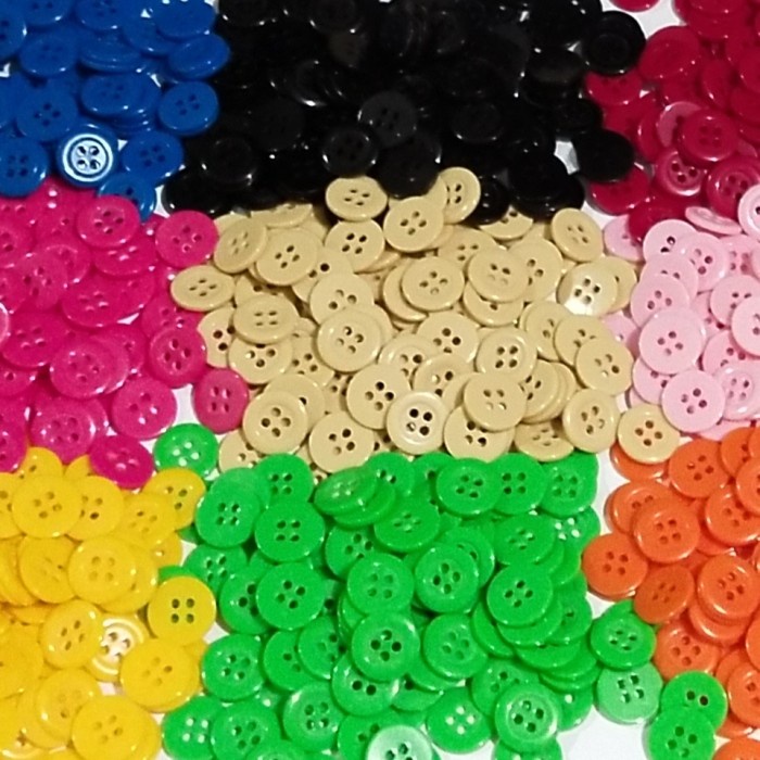 

isi 12 Kancing warna dinas 14 mm - kancing baju kemeja warna warni