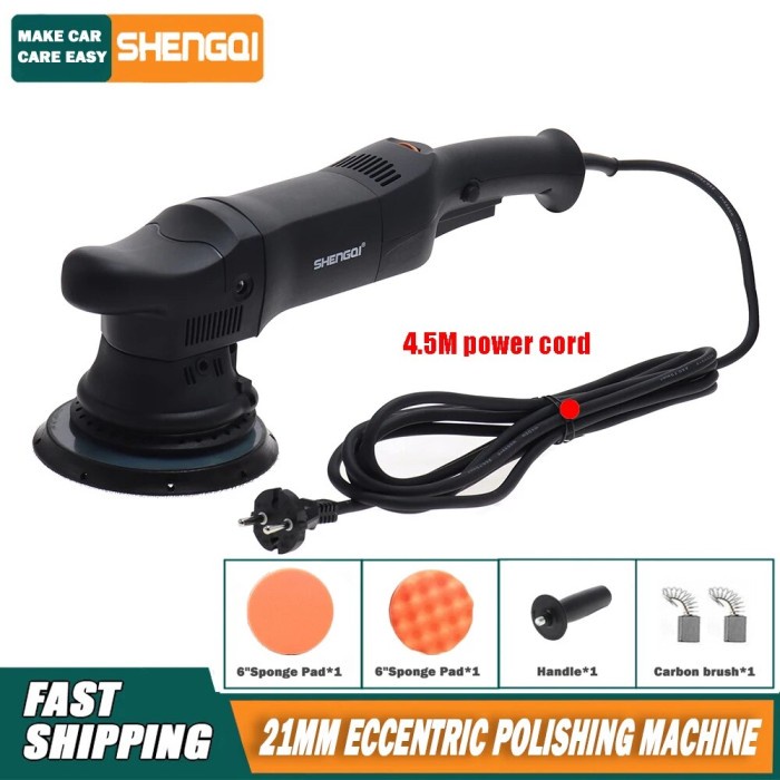 Automotive Polisher Eccentric Machine Dual Action 21mm Orbit Variable