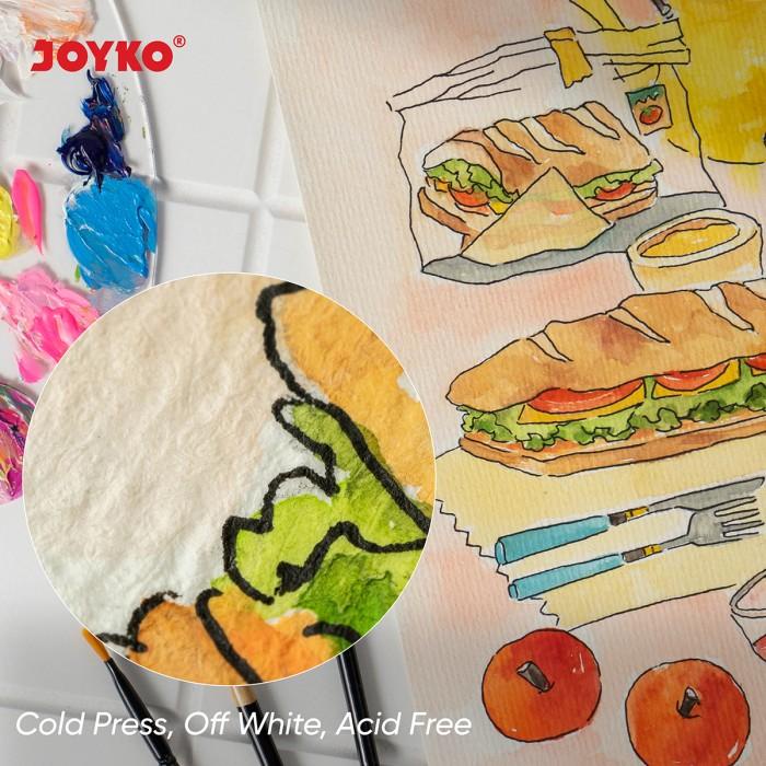 

Watercolor Paper Kertas Cat Air 300 gsm 10 Sheets Joyko WLPP-2500