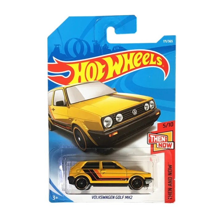 Hotwheels Hot Little Sports Car Golf Model VW GOLF MK2 8J Toys For