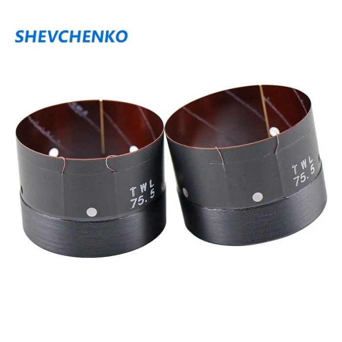 SHEVCHENKO 75.5MM Woofer Voice Coil Glass Fiber Coil Copper Wire