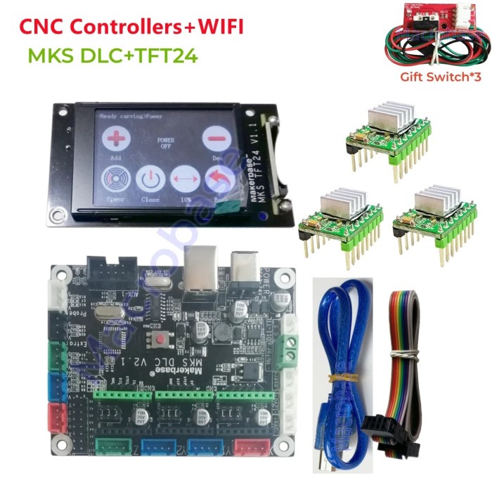 CNC OFFLINE controller MKS DLC V2 + TFT24 touch screen CNC control