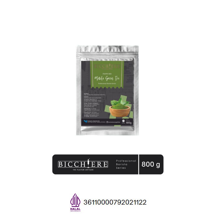 

Bubuk Minuman Matcha Greentea Premium Bicchiere 800g