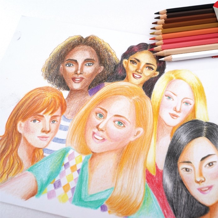 

IK! Faber Castell Pensil Warna 10 Skin Tone Colours / Pencils Classic World Colours