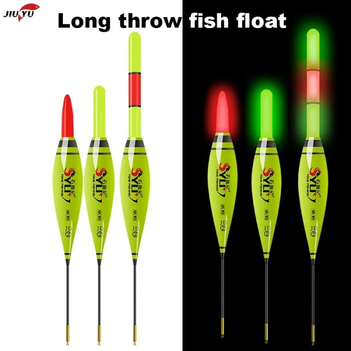 3Pcs LED Fishing Float Electric Float Light Deep Water Float Fishing