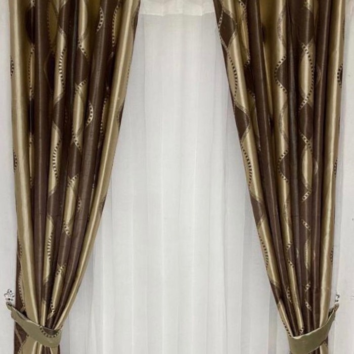 Gorden minimalis motif gold