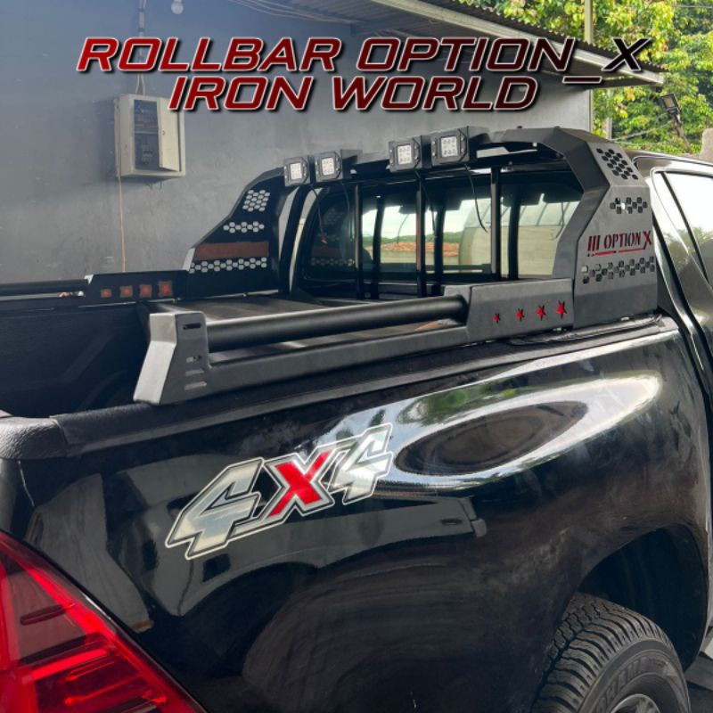 ROLLBAR AKSESORIS VARIASI 4X4 SINGLE CABIN DOUBLE CABIN HILUX, TRITON, NAVARA, FORD, DMAX DAN MOBIL