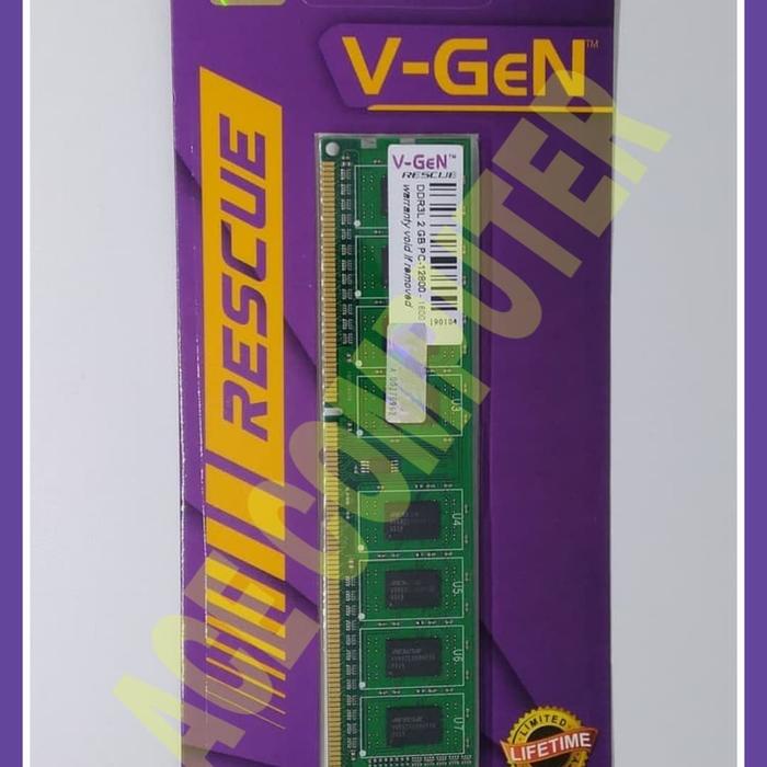 RAM VGEN LONGDIMM DDR3 2GB PC10600 / PC12800 BEST SELLER