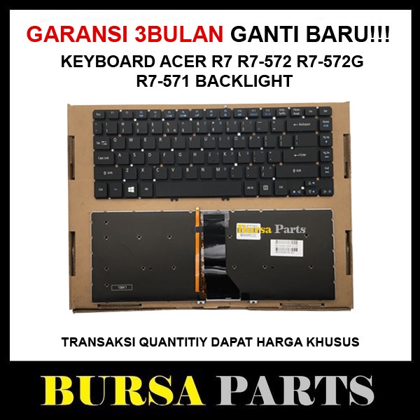 KEYBOARD ACER R7 R7-572 R7-572G R7-571 BACKLIGHT