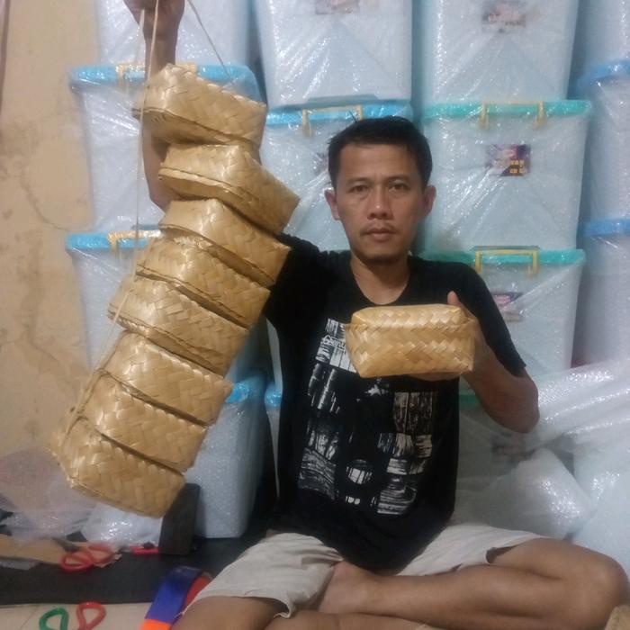 ada- Paket Usaha Pipiti Wadah Nasi Jadul/Wakul Hajat Bambu 40 PCS/20 Pasang All Size