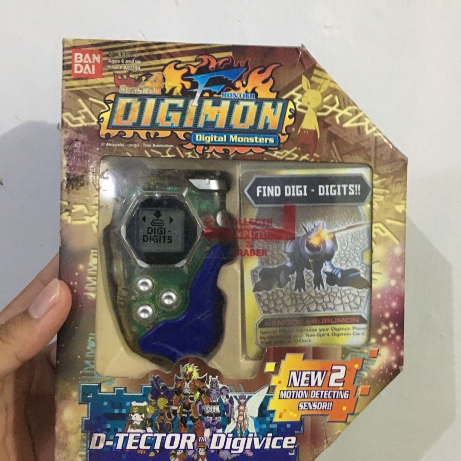 SALE  BANDAI DIGIVICE DIGIMON FRONTIER D'TECTOR VERSION 2 CLEAR BLUE KOJI READYY