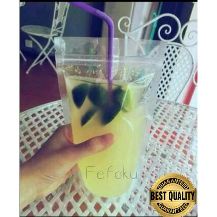 ada- PLASTIK STANDING POUCH 13x20, bisa untuk CAIRAN