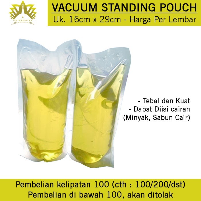 ada- VAKUM STANDING POUCH NYLON - 16X26