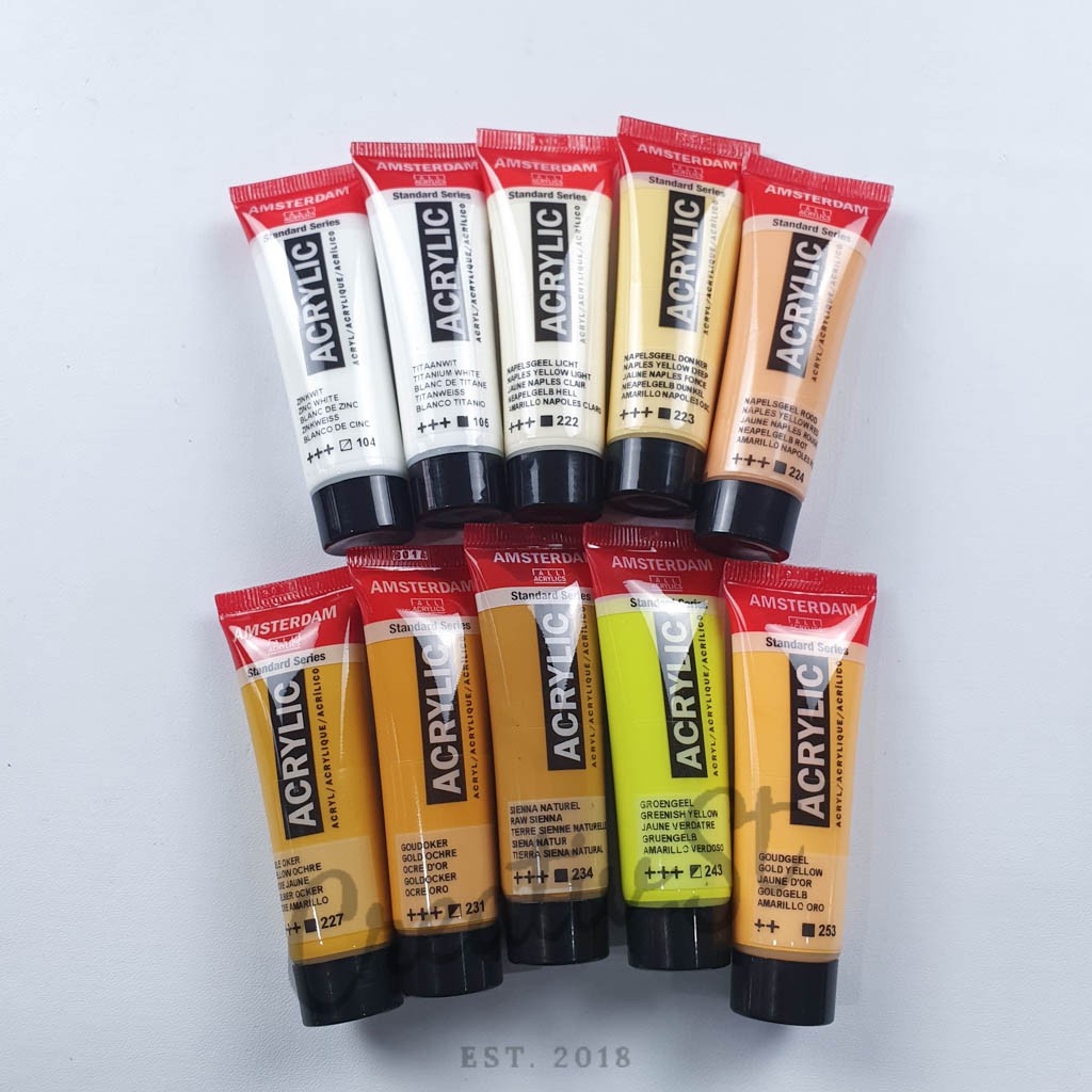 

IK! Amsterdam Cat Acrylic Paint 20 Ml Cat Akrilik Lukis 20 Ml Part 1 Satuan
