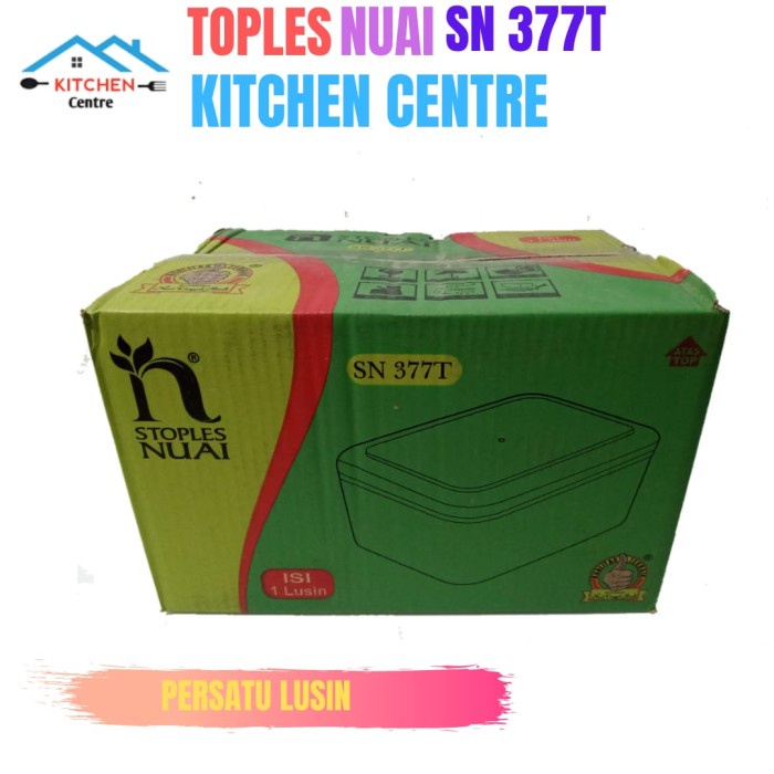 ada- Toples Nuai 500 Gr Toples Nuai Lusinan Toples Segi Panjang