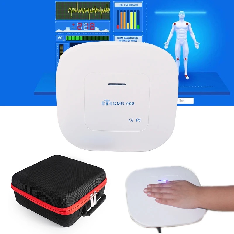 New Newest Q998 Quantum Magnetic Resonance Analyzer Hand Touch Quantum Body Health Analyzer Version 