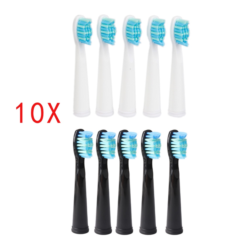 10Pcs/set Seago Toothbrush Head for Lansung Seago SG610 SG908 SG917