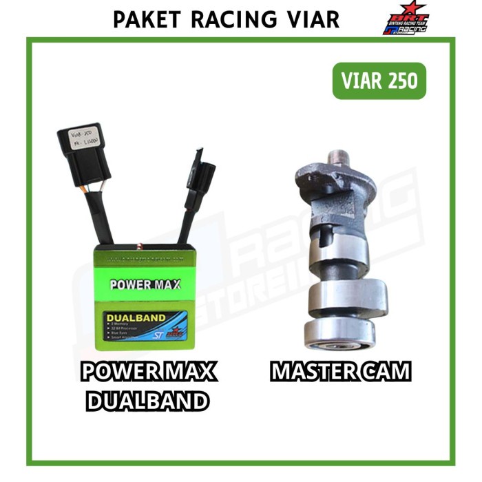 Paket Master Cam - CDI Powermax Dualband Viar 250 - BRT Paket Racing 2