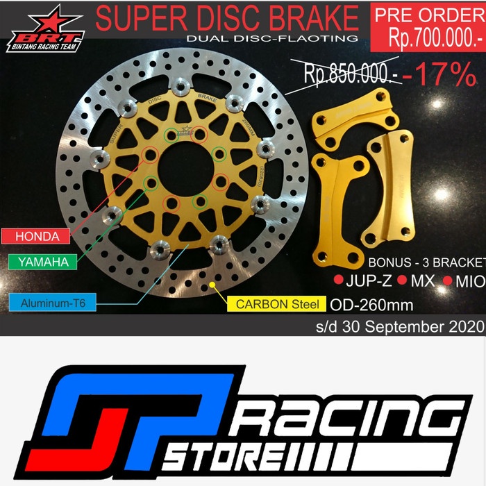 BRT Super Disc Brake Jupiter Z - MX - Mio