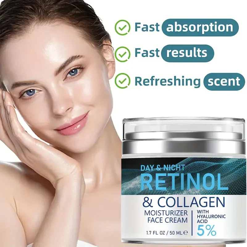 NEW ENVISHA RETINOL COLLAGEN CREAM FACE SKIN CARE ANTI-AGING WRINKLE DEEP HYDRATION MOISTURIZING