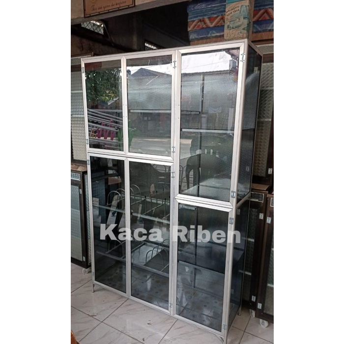silahkan- rak piring full box/full box/full box 3pintu/rak piring