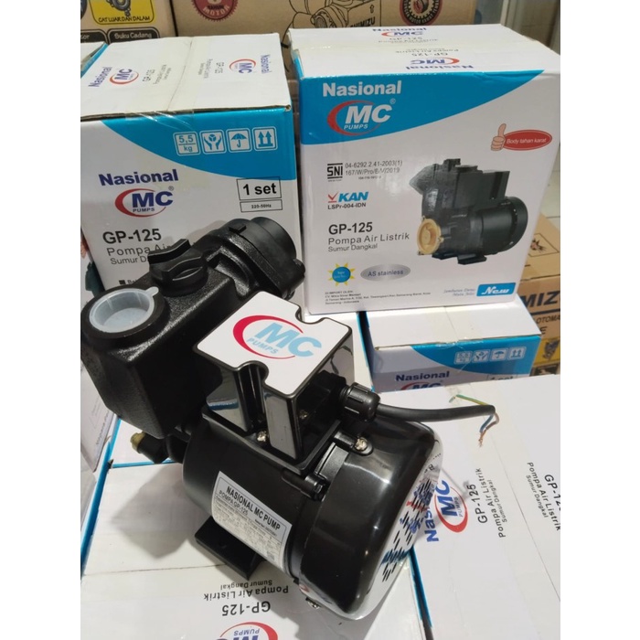 POMPA AIR NASIONAL MC GP - 125 (SUMUR DANGKAL)