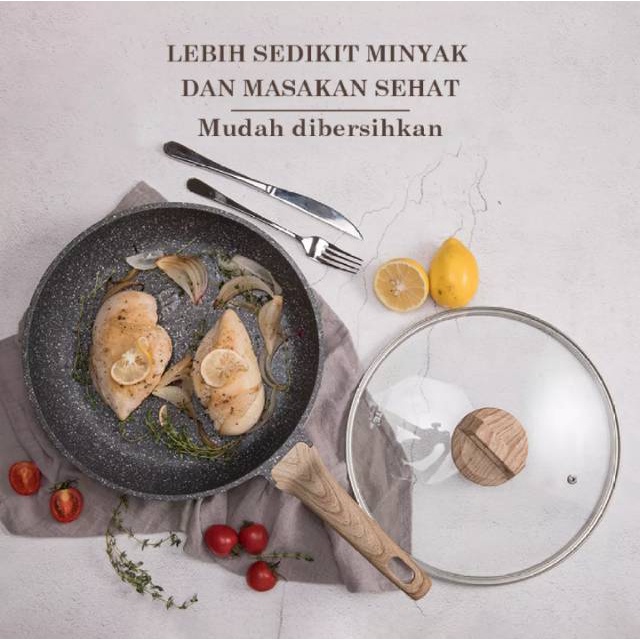 UM1 Ready Stock Carote Frypan 24 cm