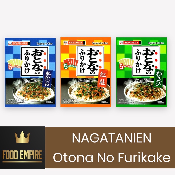 

NAGATANIEN Otona No Furikake Rice Topping - Abon Tabur Jepang
