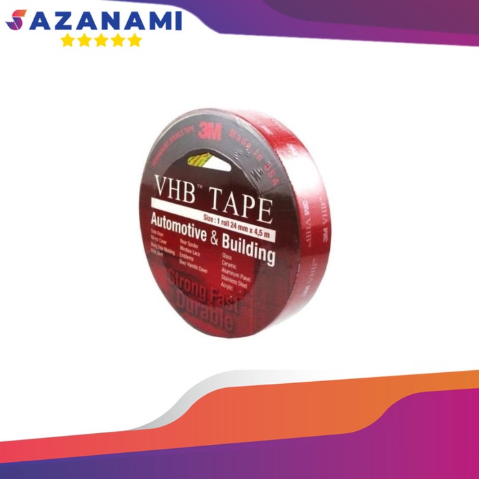 

New Double Tape Busa 3M VHB 24MM x 4.5M foam tape