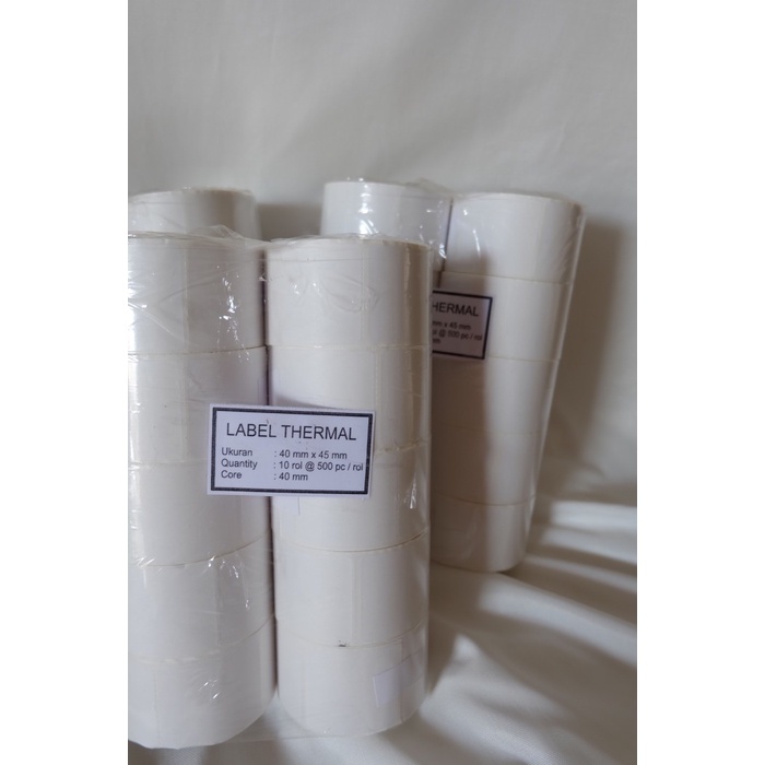 

New LABEL TIMBANGAN - BARCODE DIRECT THERMAL 40mm X 45mm (500 pcs)