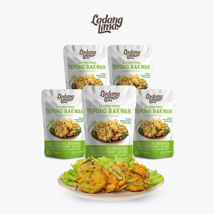 

HOT SALE! Ladang Lima - 5pcs Tepung Bakwan 200gr