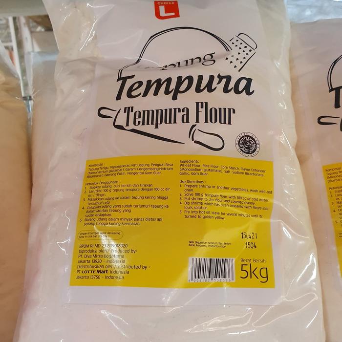 

PROMO! Choice L Tepung Tempura 5kg-Tepung Instan 5000gr-Flour-Grosir-Murah