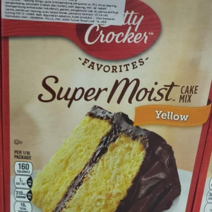 

HOT SALE! betty crocker super moist yellow 432gr