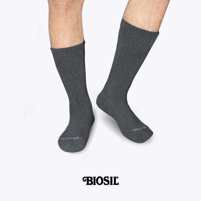 BIOSIL Men Sport Long Sock Anti Bacteria - (by MUNDO)