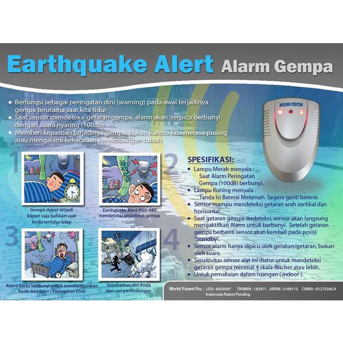 Alarm Gempa / Earthquake Alarm
