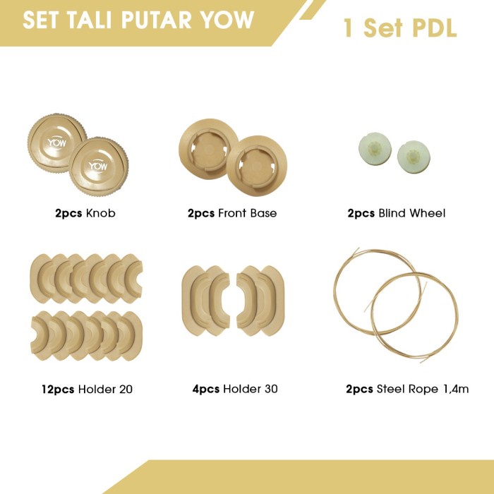 Tali Sepatu PDL / PDH Putar / Tali Sepatu BOA / YOW Lacing System