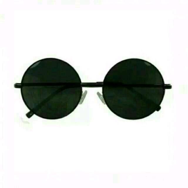 Stailo - Kacamata Bulat Boboho Hitam Bingkai Tebal Pria Dan Wanita Korea YOI 5002 Frame Lensa