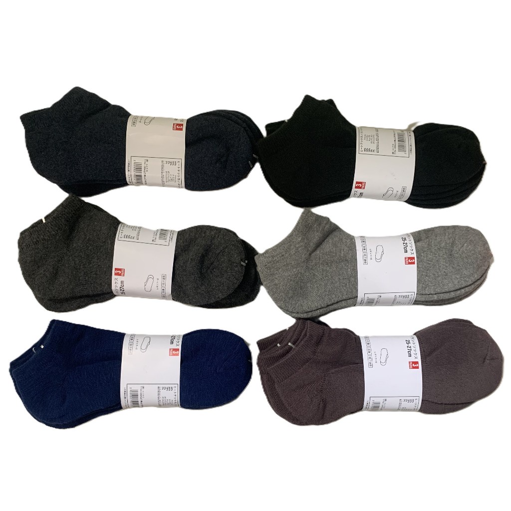 KAOS KAKI JAPAN TECHNOLOGY HEATTECH UNIQLO (3 PAIRS)