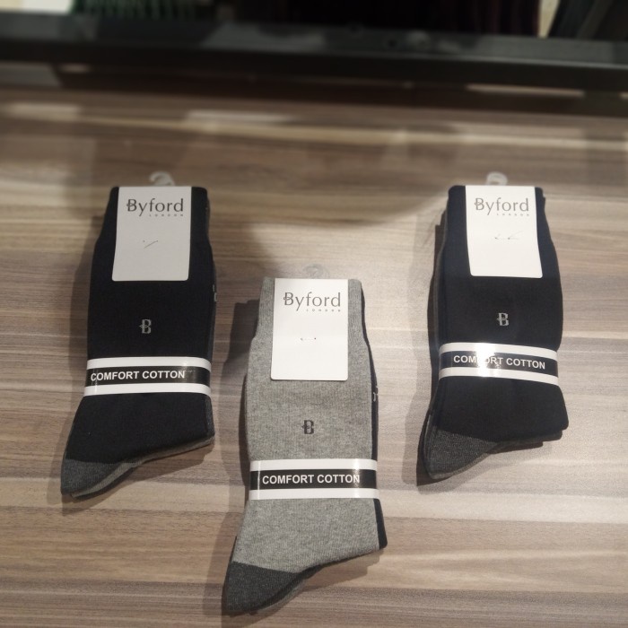 Kaos Kaki Byford Isi 3 Pcs Panjang Mix Colour Katin