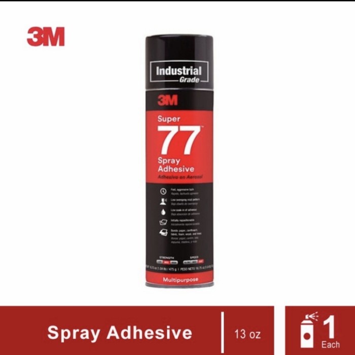 

LEM 3M SUPER 77 LEM SEMPROT SERBAGUNA PRODUK ASLI