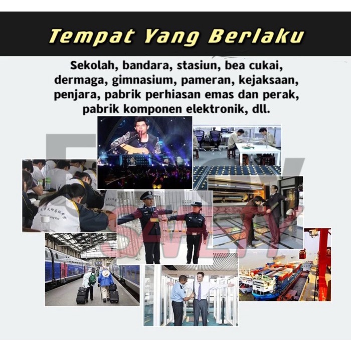 Detektor logam/Super scanner/Metal detector