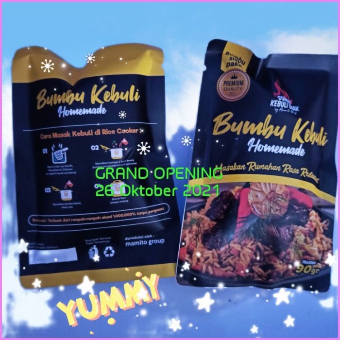 

[Premium quality] Bumbu instan Mamito group nasi kebuli 90gr ala resto