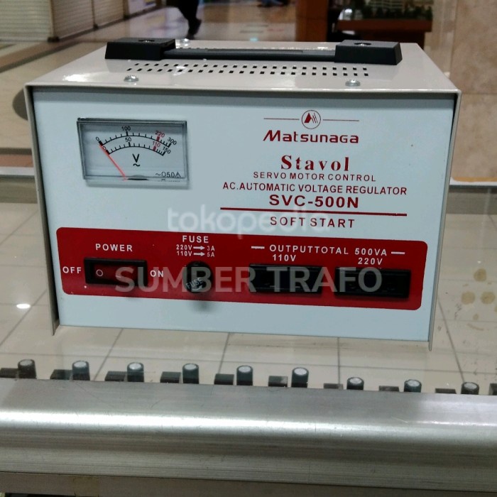 Ready Stabilizer Matsunaga SVC 500N / Stabilizer listrik / Stavol matsunaga