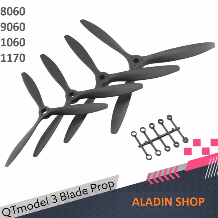 Propeler Propeller 3 blade 3Blade 8060 9060 1060 1170 CCW RC Airplane